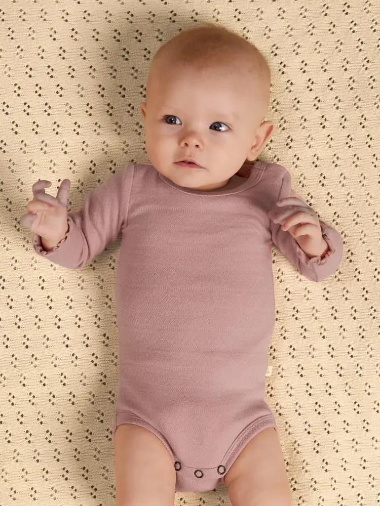 Lil Atelier romper - NBFDIMIA LS SLIM BODY LIL Misty Rose