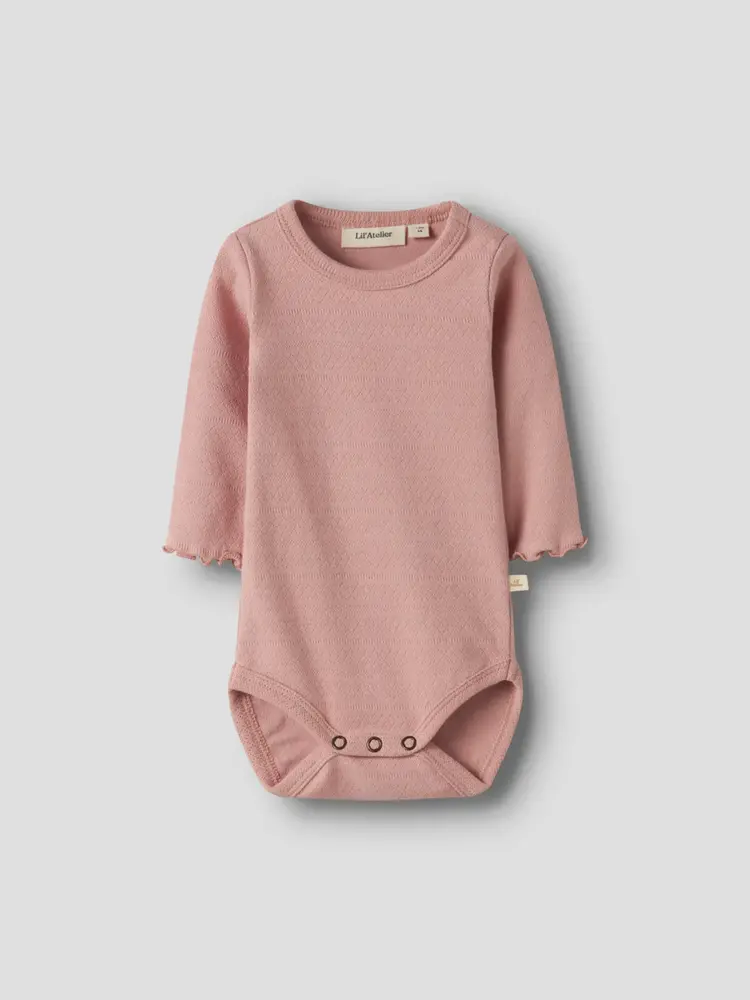 Lil Atelier romper - NBFDIMIA LS SLIM BODY LIL Misty Rose