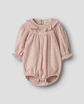 Lil Atelier NBFDEMBE LS LOOSE ROMBER LIL Peach Whip