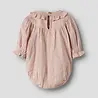 Lil Atelier Romper -  NBFDEMBE LS LOOSE ROMBER  Peach Whip