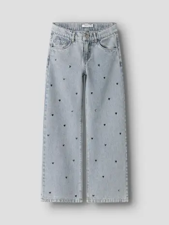 Name It Wide leg jeans NKFROSE WIDE HEART STUDS