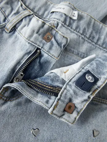 Name It Wide leg jeans NKFROSE WIDE HEART STUDS