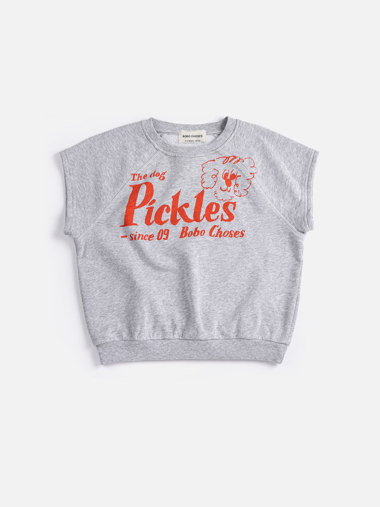Bobo Choses Pickles The Dog sleeveless sweatshirt Bobo Choses Pickles The Dog sleeveless sweatshirt