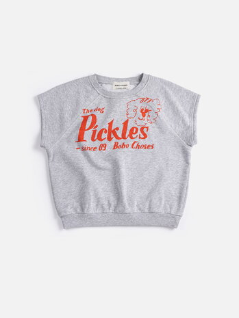 Bobo Choses Pickles The Dog sleeveless sweatshirt Bobo Choses Pickles The Dog sleeveless sweatshirt