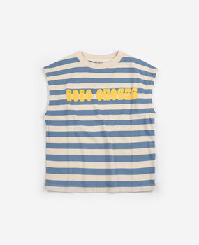 Bobo Choses Bobo Choses Modern striped sleeveless T-shirt