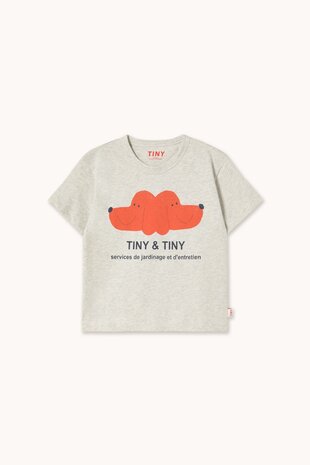 Tiny Cottons Tiny & Tiny Graphic Tee cream heather
