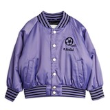 Mini Rodini Soccerball chenille satin bsb jacket purple