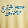 Mini Rodini To the moon emb sweatshirt yellow
