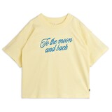 Mini Rodini To the moon emb ss tee yellow