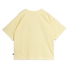 Mini Rodini zacht geel t-shirt To the moon and back