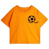 Mini Rodini Football chenille ss tee orange