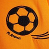 Mini Rodini Football chenille ss tee orange
