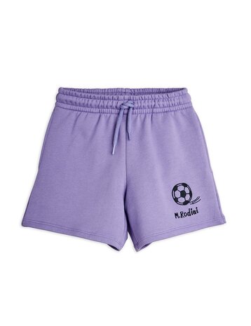 Mini Rodini Football emb sweatshorts purple