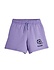 Football emb sweatshorts purple