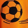 Mini Rodini Football chenille sweatshirt orange Mini Rodini Football chenille sweatshirt orange