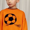 Mini Rodini Football chenille sweatshirt orange Mini Rodini Football chenille sweatshirt orange