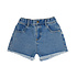 LILOU DENIM SHORTS  MEDIUM WASH