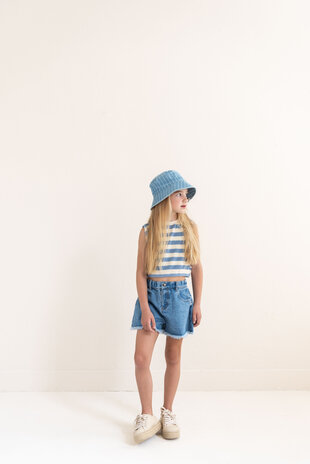 Jenest LILOU DENIM SHORTS  MEDIUM WASH