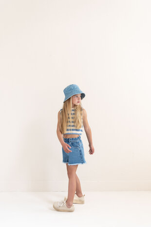 Jenest LILOU DENIM SHORTS  MEDIUM WASH