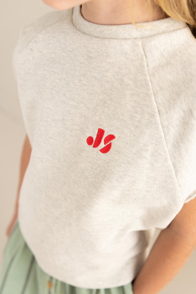 Jenest JOEY SLEEVELESS SWEATER GREY MELANGE