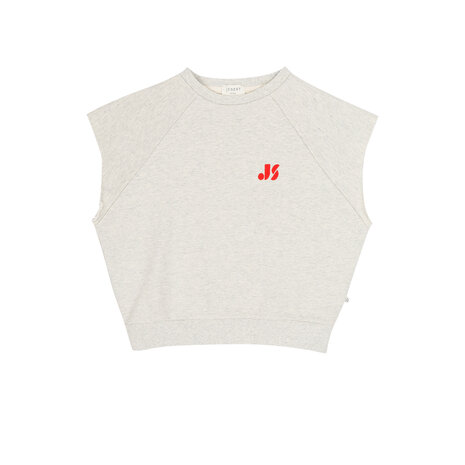 Jenest JOEY SLEEVELESS SWEATER GREY MELANGE