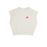 Jenest JOEY SLEEVELESS SWEATER GREY MELANGE