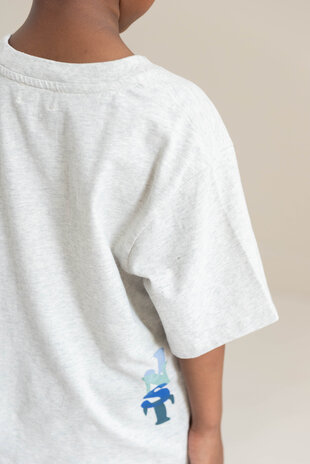 Jenest MASE T-SHIRT GREY MELANGE