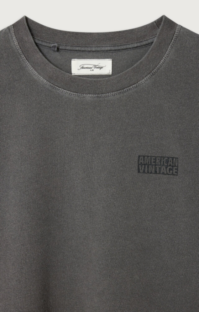 American Vintage T-Shirt Pymaz Vintage Carbone