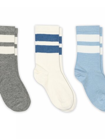 MP Denmark 10 79275 4144 Anker socks - 3-pack Blue Bell
