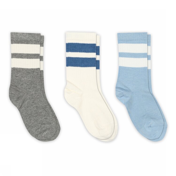 MP Denmark 10 79275 4144 Anker socks - 3-pack Blue Bell