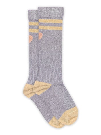 MP Denmark 10 89020 2014 Elga glitter knee socks Wisteria