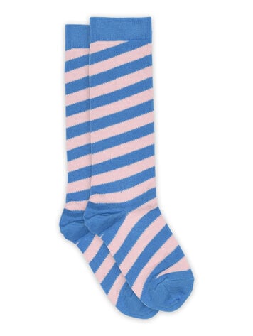 MP Denmark 30 22238 95 Candy stripe knee socks Malibu Blue