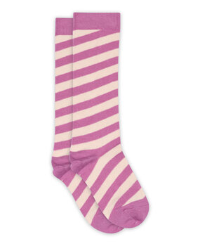 MP Denmark 30 22238 598 Candy stripe knee socks Rosebud