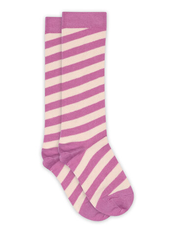 MP Denmark 30 22238 598 Candy stripe knee socks Rosebud