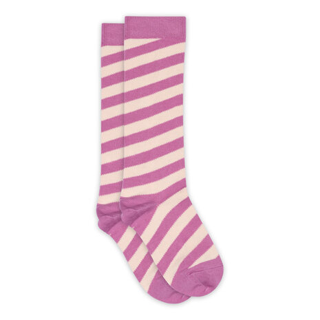 MP Denmark 30 22238 598 Candy stripe knee socks Rosebud
