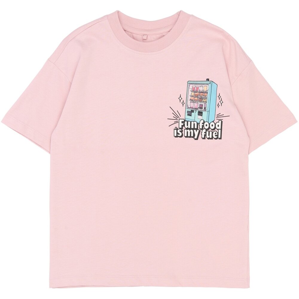 The New TNSnack OS S_S Tee Silver Pink
