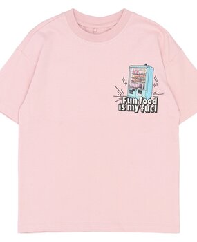 The New TNSnack OS S_S Tee Silver Pink