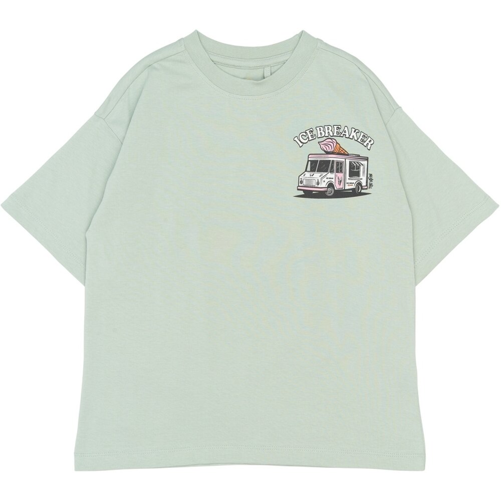 The New aqua grijs oversized  t-shirt