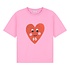 PATTY HEART T-SHIRT PINK COSMOS