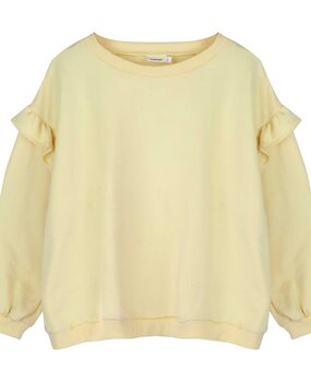 Jacky Sue LOIS RUFFLE SWEATER - PASTEL YELLOW