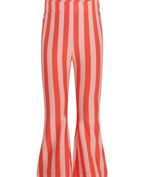 The New Chapter D602-5610 Flared Pants Nena Red Pink Stripes
