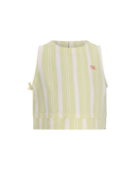 The New Chapter D602-5136 Top Beth Green Stripes