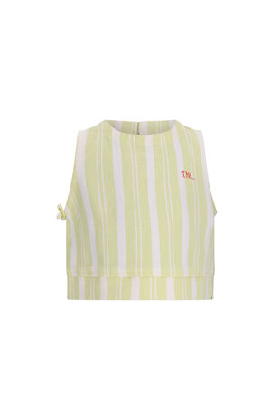 The New Chapter D602-5136 Top Beth Green Stripes