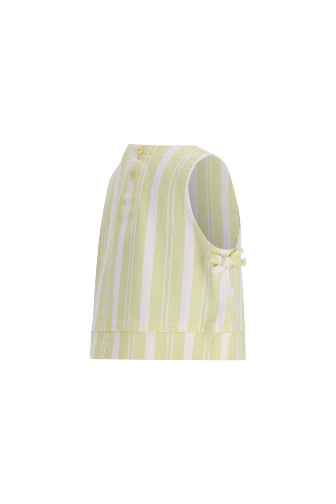 The New Chapter D602-5136 Top Beth Green Stripes