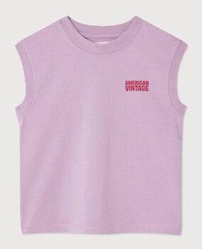 American Vintage Top Gixy Lilas Pastel