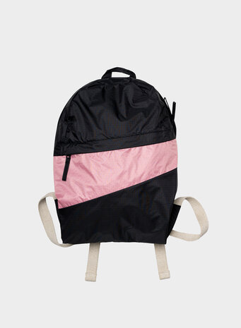 Susan Bijl The New Foldable Backpack Black & Pink Panther Medium