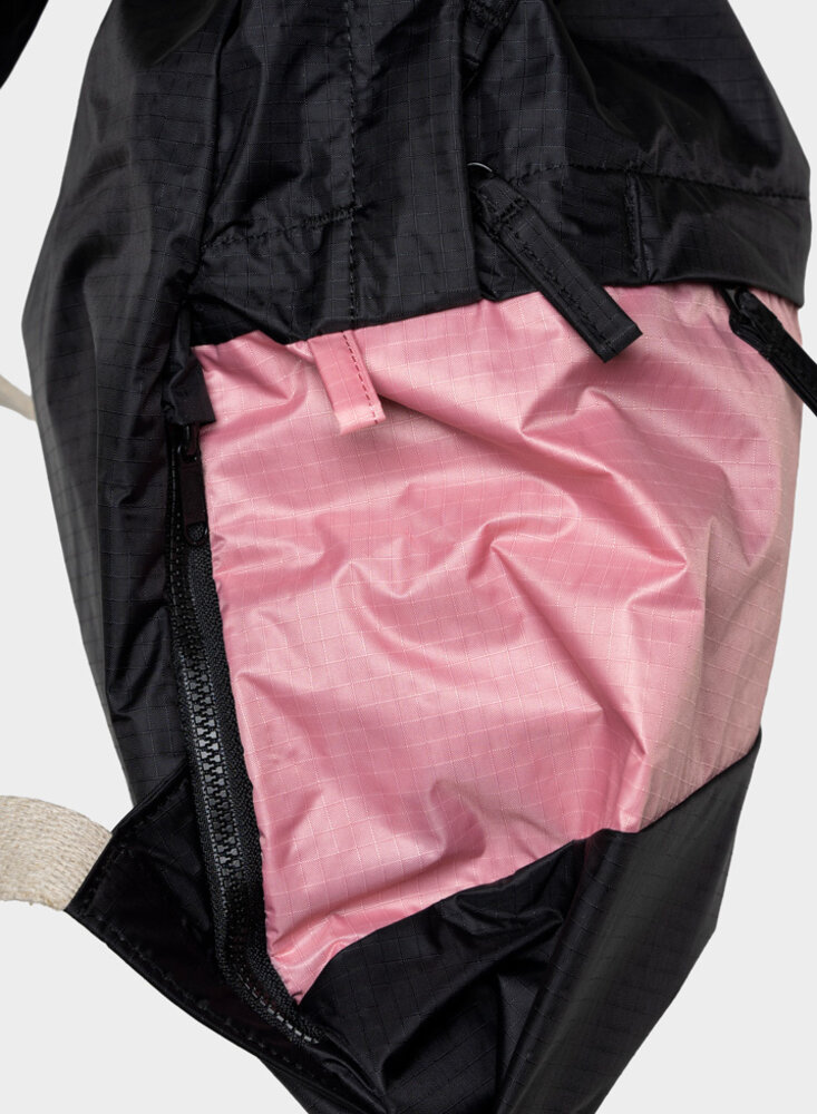 Susan Bijl The New Foldable Backpack Black & Pink Panther Medium