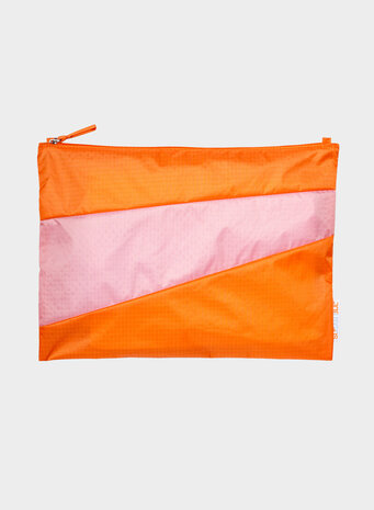 Susan Bijl The New Pouch Orange & Pink Panther Large