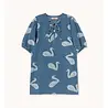 Tiny Cottons Big Swans Dress medium wash denim