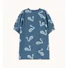 Tiny Cottons Big Swans Dress medium wash denim